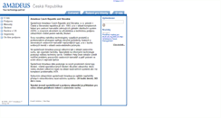 Desktop Screenshot of amadeusextranet.cz