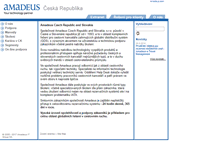 Tablet Screenshot of amadeusextranet.cz